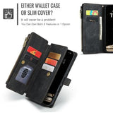 iPhone 17 Caseme C30 Multifunktionel Pung - Sort
