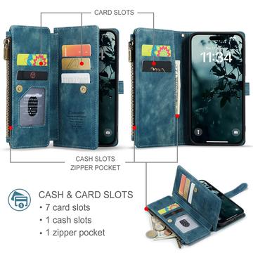 iPhone 17 Caseme C30 Multifunktionel Pung - Blå