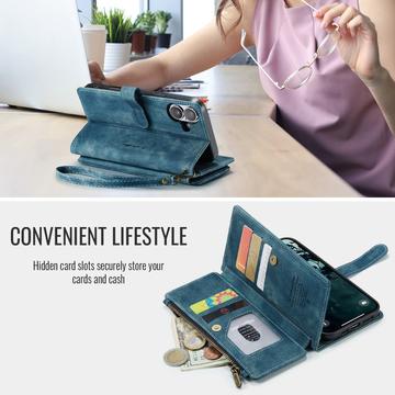 iPhone 17 Caseme C30 Multifunktionel Pung - Blå