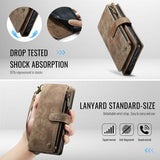 iPhone 17 Caseme C30 Multifunktionel Pung - Brun
