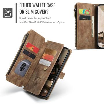 iPhone 17 Caseme C30 Multifunktionel Pung - Brun