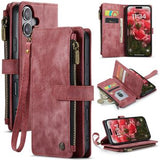 iPhone 17 Caseme C30 Multifunktionel Pung - Rød