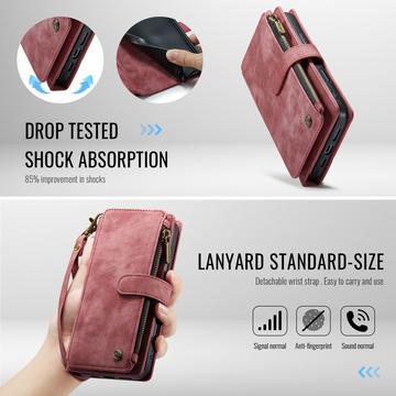 iPhone 17 Caseme C30 Multifunktionel Pung - Rød