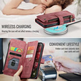 iPhone 17 Caseme C30 Multifunktionel Pung - Rød