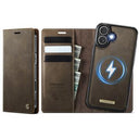 iPhone 17 Caseme C49 2-i-1 aftagelig pungetui - MagSafe-kompatibel, RFID - Kaffe