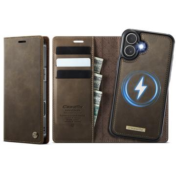 iPhone 17 Caseme C49 2-i-1 aftagelig pungetui - MagSafe-kompatibel, RFID - Kaffe