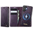 iPhone 17 Caseme C49 2-i-1 aftagelig pungetui - MagSafe-kompatibel, RFID - Lilla