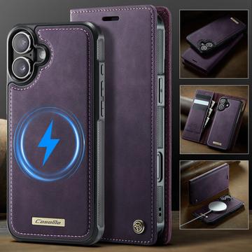 iPhone 17 Caseme C49 2-i-1 aftagelig pungetui - MagSafe-kompatibel, RFID - Lilla