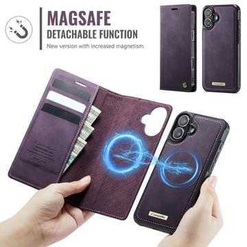 iPhone 17 Caseme C49 2-i-1 aftagelig pungetui - MagSafe-kompatibel, RFID - Lilla