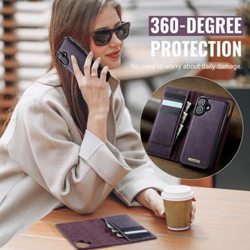 iPhone 17 Caseme C49 2-i-1 aftagelig pungetui - MagSafe-kompatibel, RFID - Lilla