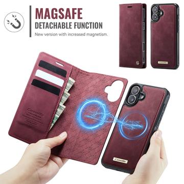 iPhone 17 Caseme C49 2-i-1 aftagelig pungetui - MagSafe-kompatibel, RFID - Rød