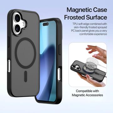 iPhone 17 Dux Ducis Lawa Pung læderetui med magnetisk låg - sort