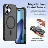 iPhone 17 Dux Ducis Lawa Pung læderetui med magnetisk låg - sort