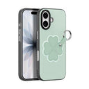 iPhone 17 Dux Ducis Luvy cover med fingerring/håndrem - Grøn / Kløver