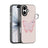 iPhone 17 Dux Ducis Luvy cover med fingerring/håndrem - lyserød / sommerfugl
