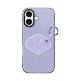 iPhone 17 Dux Ducis Luvy cover med fingerring/håndrem - Lilla / Skal