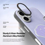 iPhone 17 Dux Ducis Luvy cover med fingerring/håndrem - Lilla / Skal