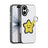 iPhone 17 Dux Ducis Luvy cover med fingerring/håndrem - hvid / stjerne