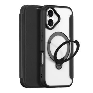 iPhone 17 Dux Ducis Skin X Pro Magnetisk Flip Cover - Sort