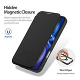 iPhone 17 Dux Ducis Skin X Pro Magnetisk Flip Cover - Sort