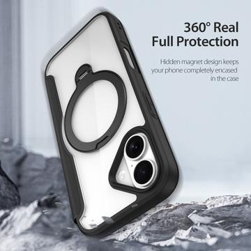 iPhone 17 Dux Ducis Skin X Pro Magnetisk Flip Cover - Sort