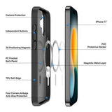 iPhone 17 Dux Ducis Yind Hybrid Cover - MagSafe-kompatibel - Sort