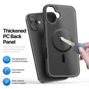iPhone 17 Dux Ducis Yind Hybrid Cover - MagSafe-kompatibel - Sort