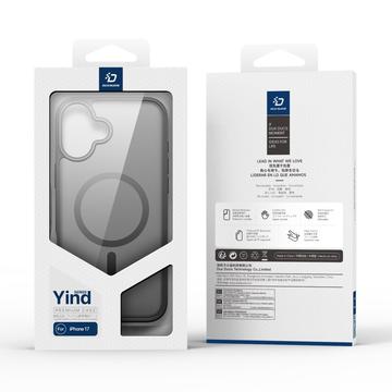iPhone 17 Dux Ducis Yind Hybrid Cover - MagSafe-kompatibel - Sort