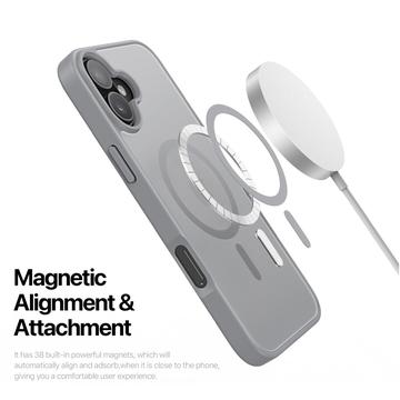 iPhone 17 Dux Ducis Yind Hybrid Cover - MagSafe-kompatibel - Grå