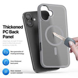 iPhone 17 Dux Ducis Yind Hybrid Cover - MagSafe-kompatibel - Grå
