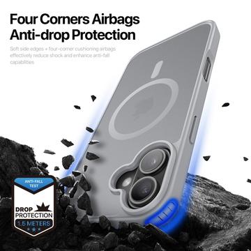 iPhone 17 Dux Ducis Yind Hybrid Cover - MagSafe-kompatibel - Grå