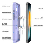 iPhone 17 Dux Ducis Yind Hybrid Cover - MagSafe-kompatibel - Lyselilla