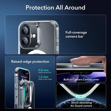 iPhone 17 ESR HaloLock MagSafe Classic Hybridsæt - Klar