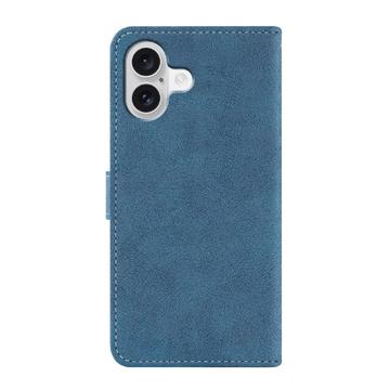 iPhone 17 Elegant retro-pungetui med roterende kortholder - Blå