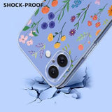 iPhone 17 TPU-cover med blomstermønster - tusindfryd