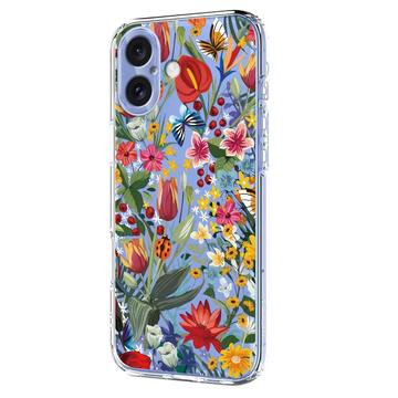 iPhone 17 TPU-cover med blomstermønster - Liljer