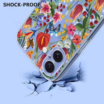 iPhone 17 TPU-cover med blomstermønster - Liljer