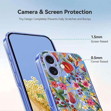 iPhone 17 TPU-cover med blomstermønster - Liljer
