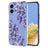 iPhone 17 TPU-cover med blomstermønster - Blåregn