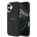 iPhone 17 Guess Saffiano Hybrid Cover - MagSafe Kompatibel - Sort