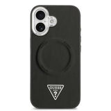 iPhone 17 Guess Triangle Logo Cover - MagSafe-kompatibel - Sort