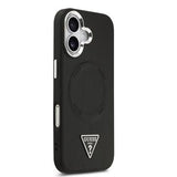 iPhone 17 Guess Triangle Logo Cover - MagSafe-kompatibel - Sort