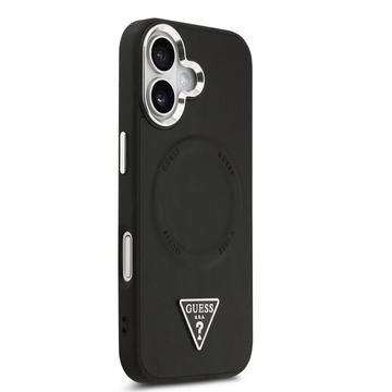 iPhone 17 Guess Triangle Logo Cover - MagSafe-kompatibel - Sort