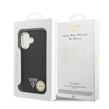 iPhone 17 Guess Triangle Logo Cover - MagSafe-kompatibel - Sort