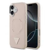 iPhone 17 Guess Triangle Logo Cover - MagSafe-kompatibel - Pink
