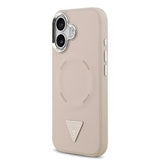 iPhone 17 Guess Triangle Logo Cover - MagSafe-kompatibel - Pink