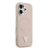 iPhone 17 Guess Triangle Logo Cover - MagSafe-kompatibel - Pink