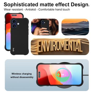 iPhone 17 Imak Drop-Proof TPU Cover - Sort