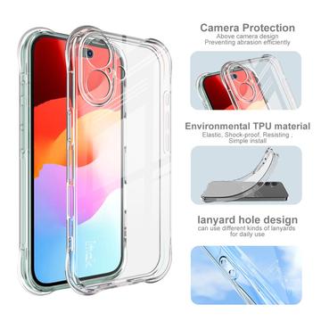 iPhone 17 Imak Faldsikkert TPU Cover - Gennemsigtig