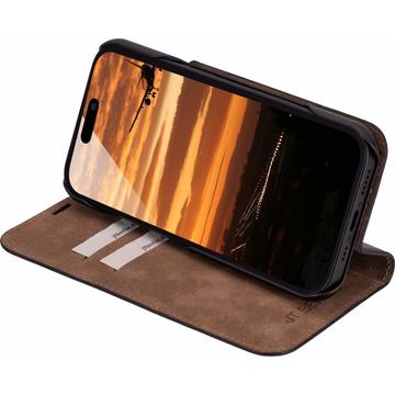 iPhone 17 JT Berlin BookCase Tegel Flip Lædercover - Sort